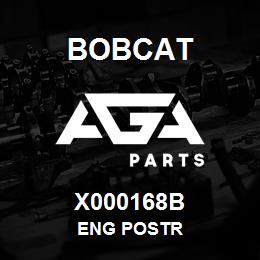 X000168B Bobcat ENG POSTR | AGA Parts