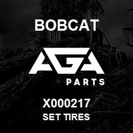 X000217 Bobcat SET TIRES | AGA Parts