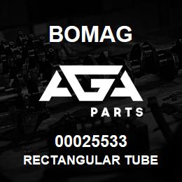 00025533 Bomag Rectangular tube | AGA Parts