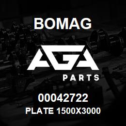 00042722 Bomag Plate 1500x3000 | AGA Parts