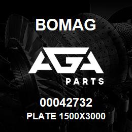 00042732 Bomag Plate 1500x3000 | AGA Parts