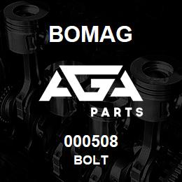 000508 Bomag Bolt | AGA Parts