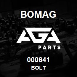 000641 Bomag Bolt | AGA Parts