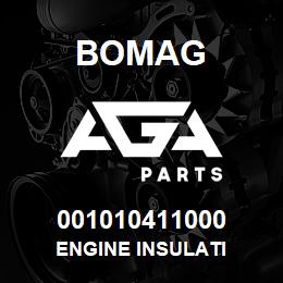 001010411000 Bomag ENGINE INSULATI | AGA Parts