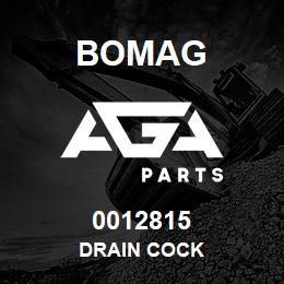 0012815 Bomag Drain cock | AGA Parts
