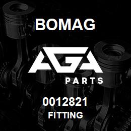 0012821 Bomag Fitting | AGA Parts