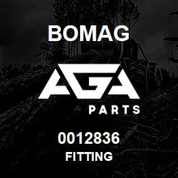 0012836 Bomag Fitting | AGA Parts