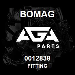 0012838 Bomag Fitting | AGA Parts