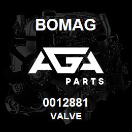 0012881 Bomag Valve | AGA Parts