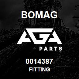 0014387 Bomag Fitting | AGA Parts