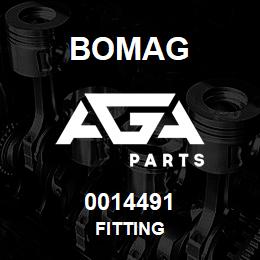 0014491 Bomag Fitting | AGA Parts