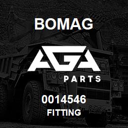 0014546 Bomag Fitting | AGA Parts