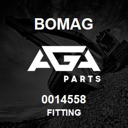 0014558 Bomag Fitting | AGA Parts
