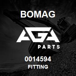 0014594 Bomag Fitting | AGA Parts