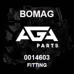 0014603 Bomag Fitting | AGA Parts