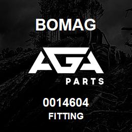 0014604 Bomag Fitting | AGA Parts