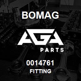 0014761 Bomag Fitting | AGA Parts