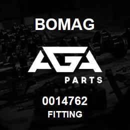 0014762 Bomag Fitting | AGA Parts