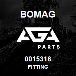 0015316 Bomag Fitting | AGA Parts