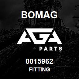 0015962 Bomag Fitting | AGA Parts