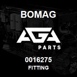 0016275 Bomag Fitting | AGA Parts