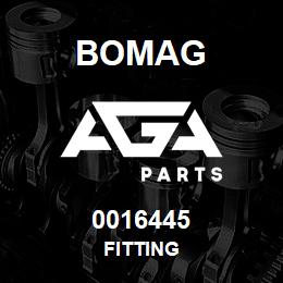 0016445 Bomag Fitting | AGA Parts