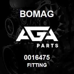 0016475 Bomag Fitting | AGA Parts