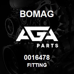 0016478 Bomag Fitting | AGA Parts