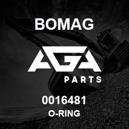 0016481 Bomag O-ring | AGA Parts