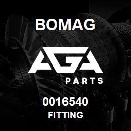 0016540 Bomag Fitting | AGA Parts
