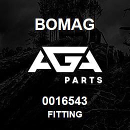 0016543 Bomag Fitting | AGA Parts