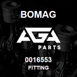 0016553 Bomag Fitting | AGA Parts