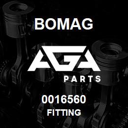 0016560 Bomag Fitting | AGA Parts