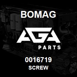0016719 Bomag Screw | AGA Parts