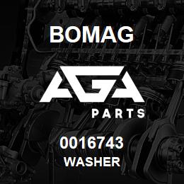 0016743 Bomag Washer | AGA Parts