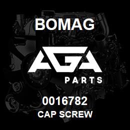 0016782 Bomag Cap screw | AGA Parts