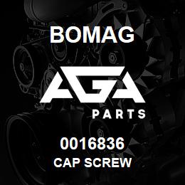 0016836 Bomag Cap screw | AGA Parts
