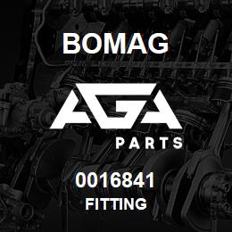0016841 Bomag Fitting | AGA Parts