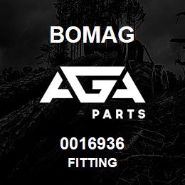 0016936 Bomag Fitting | AGA Parts