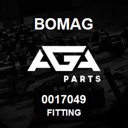 0017049 Bomag Fitting | AGA Parts