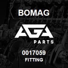 0017059 Bomag Fitting | AGA Parts