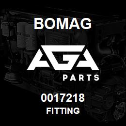 0017218 Bomag Fitting | AGA Parts