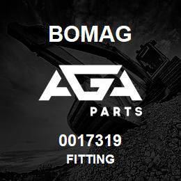 0017319 Bomag Fitting | AGA Parts
