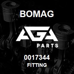 0017344 Bomag Fitting | AGA Parts