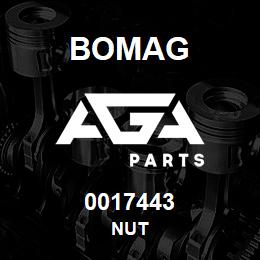 0017443 Bomag Nut | AGA Parts