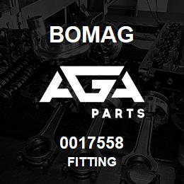 0017558 Bomag Fitting | AGA Parts