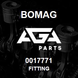 0017771 Bomag Fitting | AGA Parts