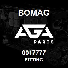 0017777 Bomag Fitting | AGA Parts