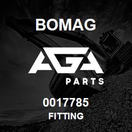 0017785 Bomag Fitting | AGA Parts