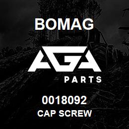 0018092 Bomag Cap screw | AGA Parts